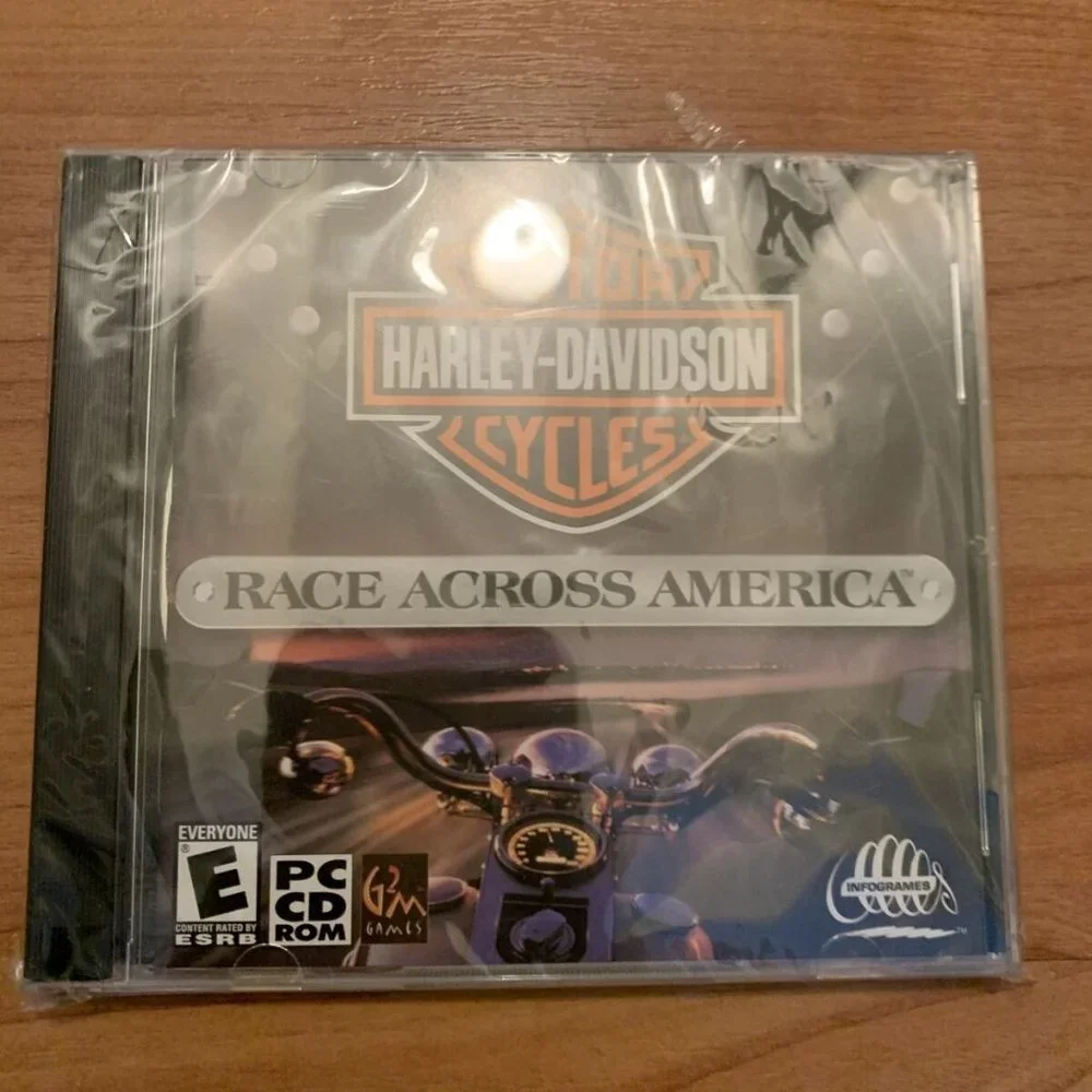 Harley-Davidson: Race Across America PC CD Rom Computer Video Game 1999